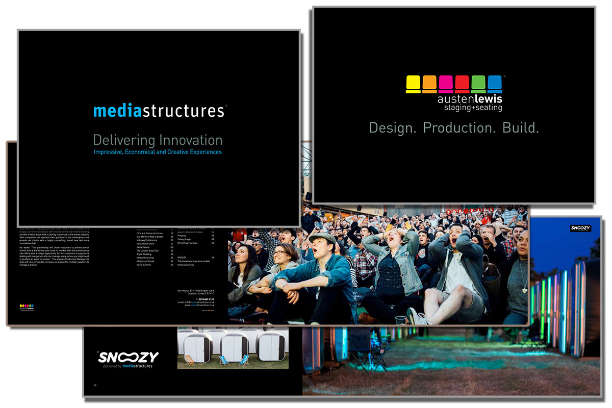 Media Structures brochure design