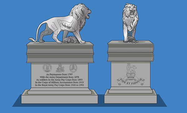 RAPC Lion sculpture design